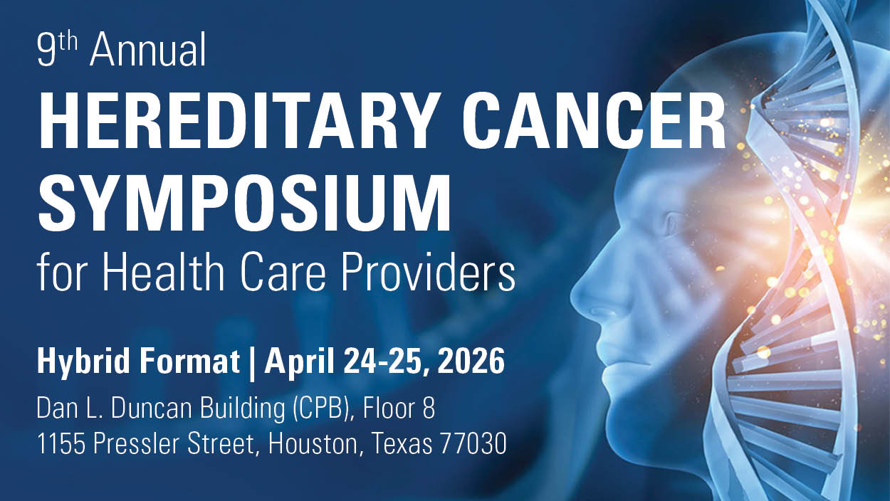 9th Annual Hereditary Cancer Symposium for Health Care Providers Banner
