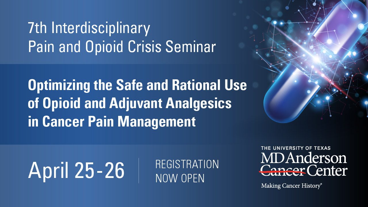 7th Interdisciplinary Pain and Opioid Crisis Seminar Banner