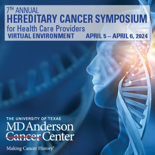 7th Annual Hereditary Cancer Symposium for Health Care Providers - Virtual Environment Banner