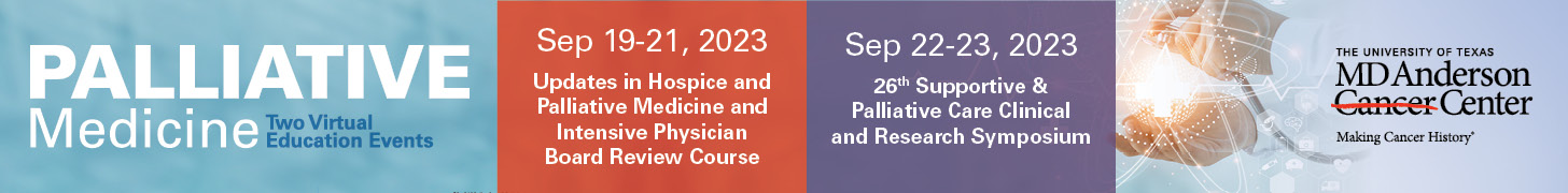 Updates in Hospice and Palliative Care and Intensive Physician Board Review 2023 Banner