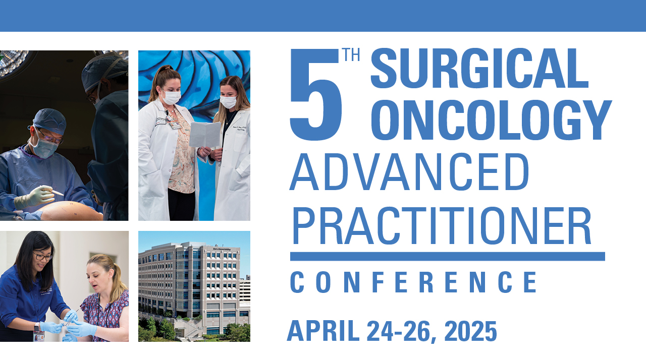 5th Surgical Oncology Advanced Practitioner (SOAP) Conference Banner