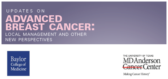 Updates on Advanced Breast Cancer: Local Management and Other New Perspectives 2023 Banner